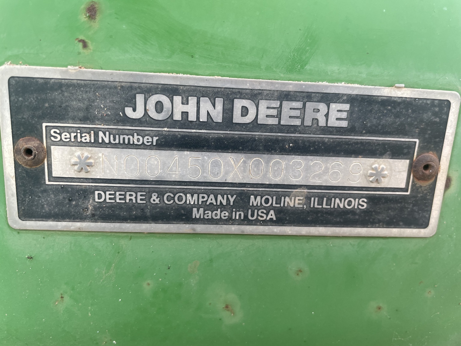 1991 John Deere 450 Drill