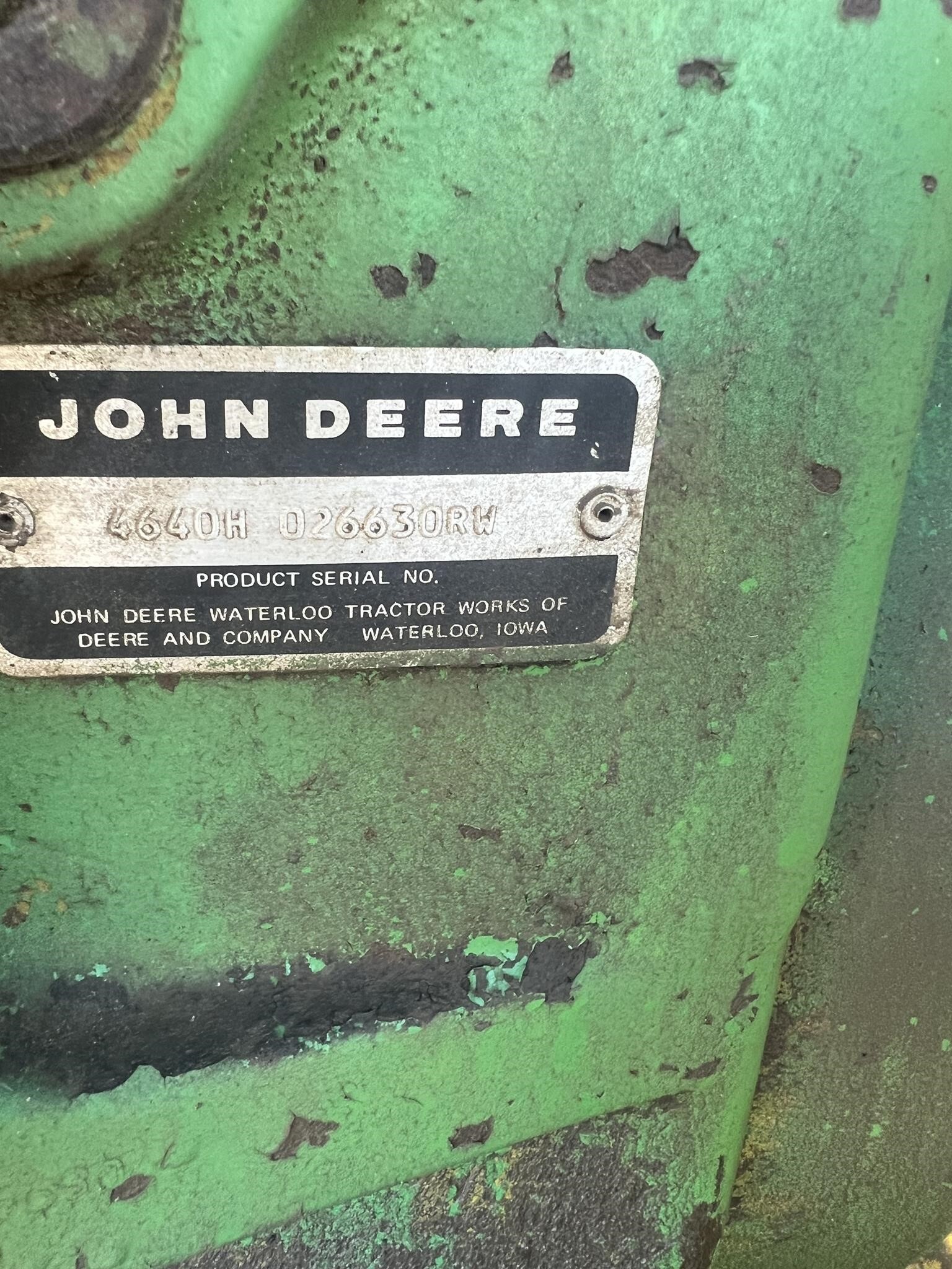  John Deere 4640 Tractor