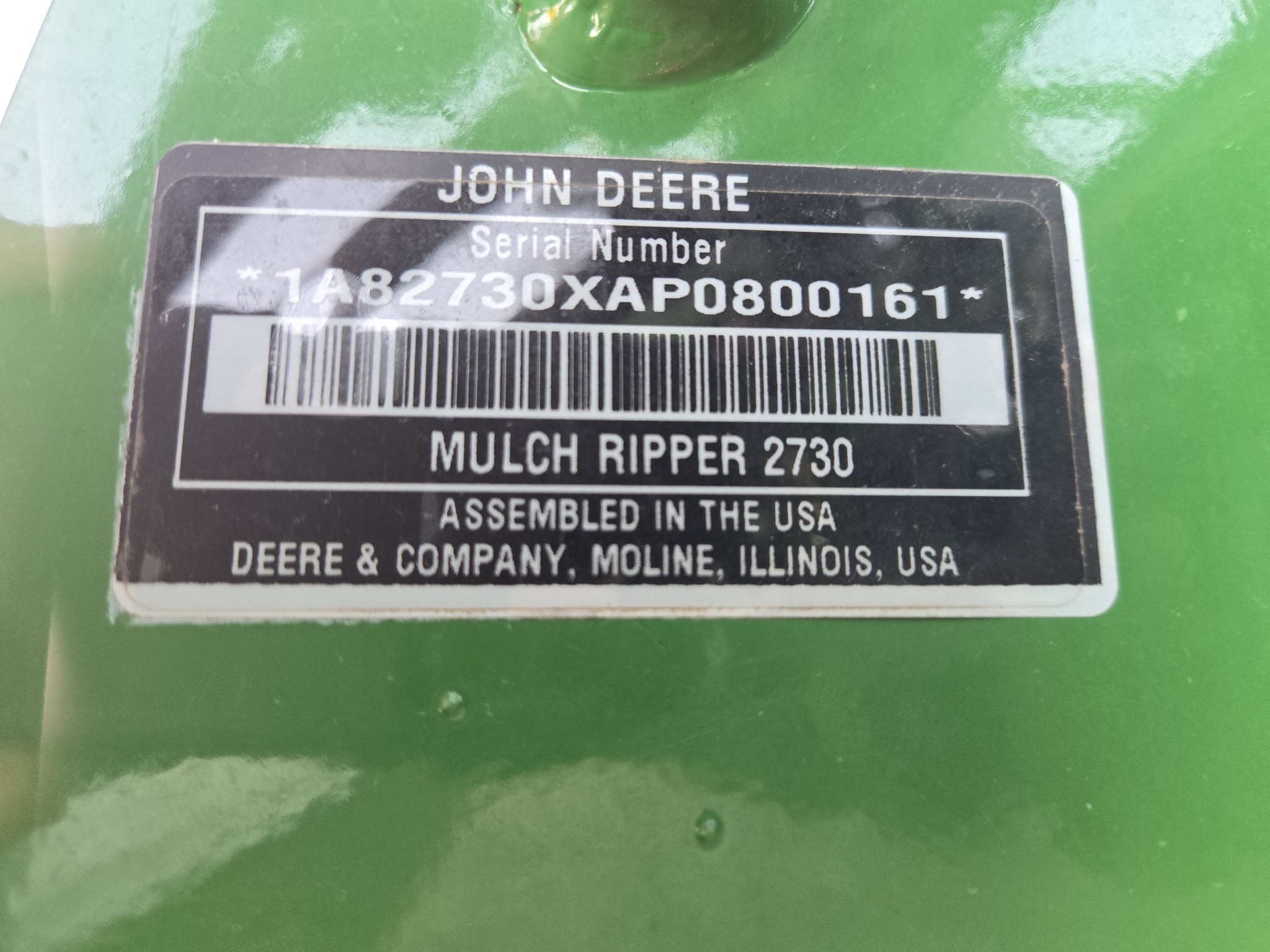 2023 John Deere 2730 In-Line Ripper