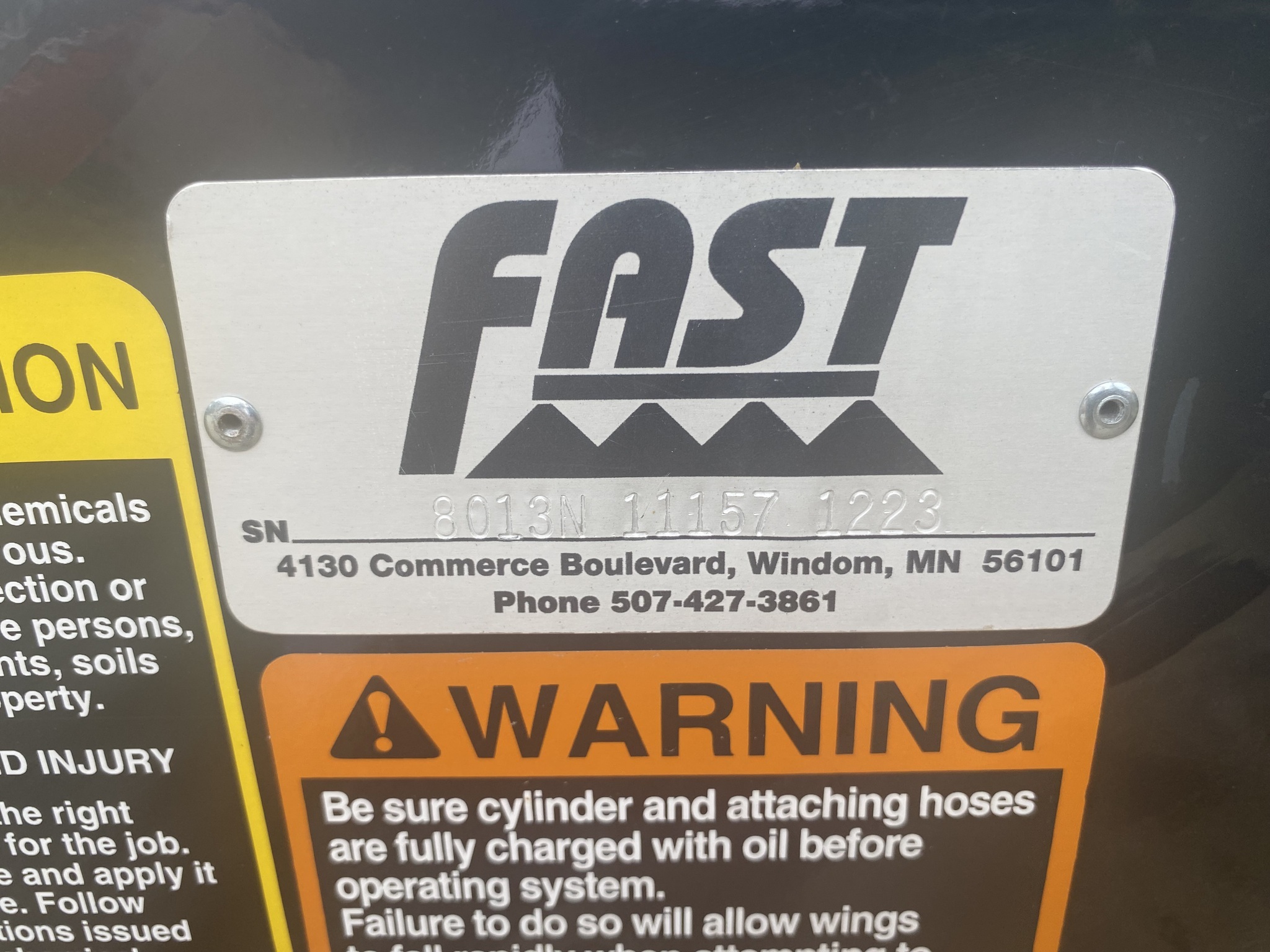 2023 Fast 8013N Pull-Type Fertilizer Spreader