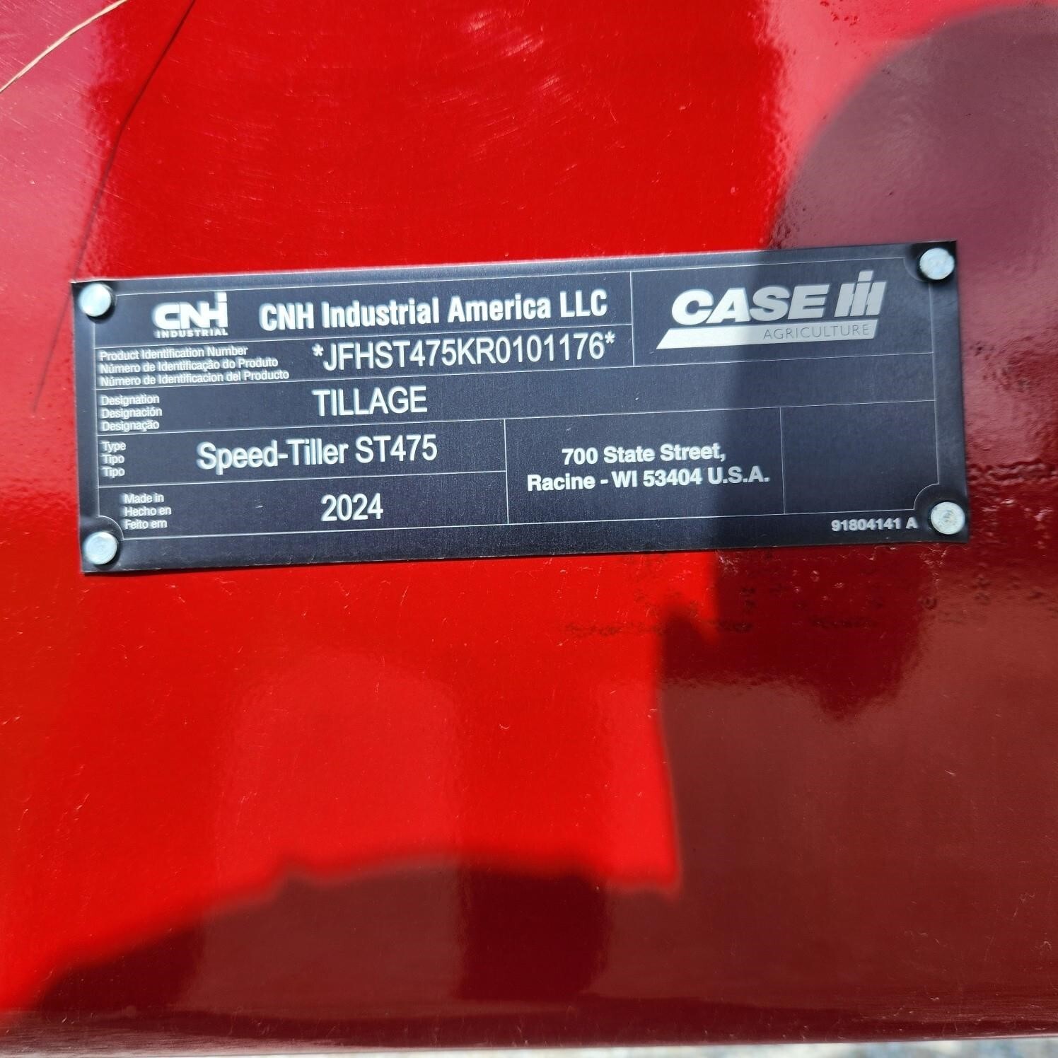 2024 Case IH SPEED-TILLER 475 Disk