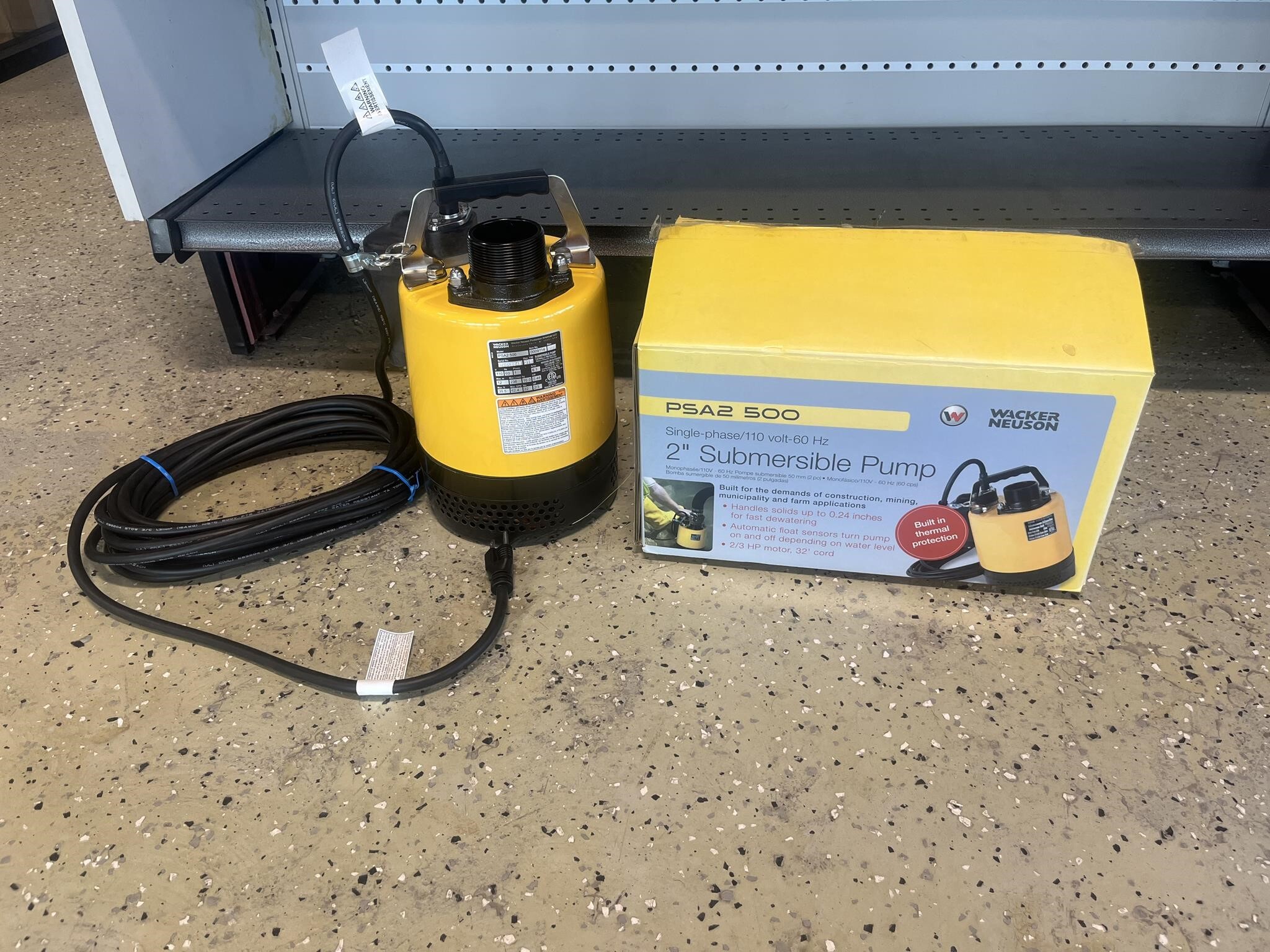 WACKER NEUSON PSA2 1503L elektrischbetriebene Tauchpumpe 400 Volt - jF