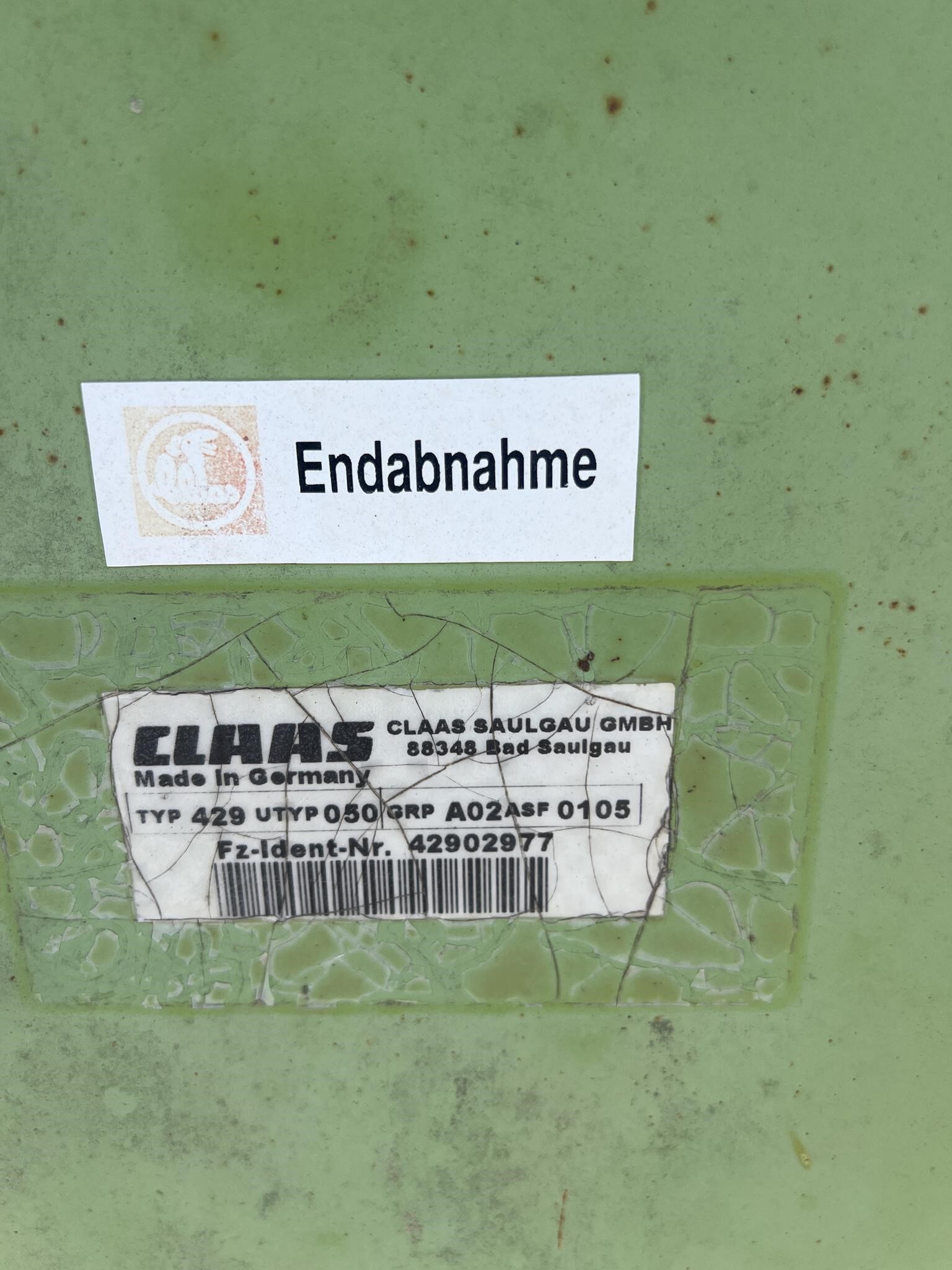 2007 Claas PU380HD Forage Harvester Head