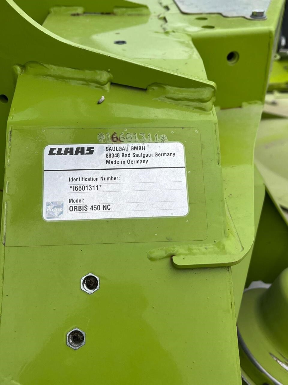 2022 Claas Orbis 450 Forage Harvester Head