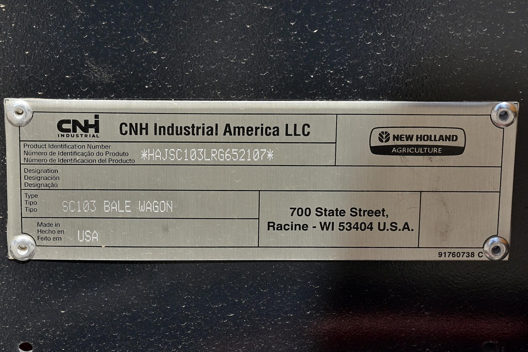 2025 New Holland STACKCRUISER 103 Hay Stacking Equipment