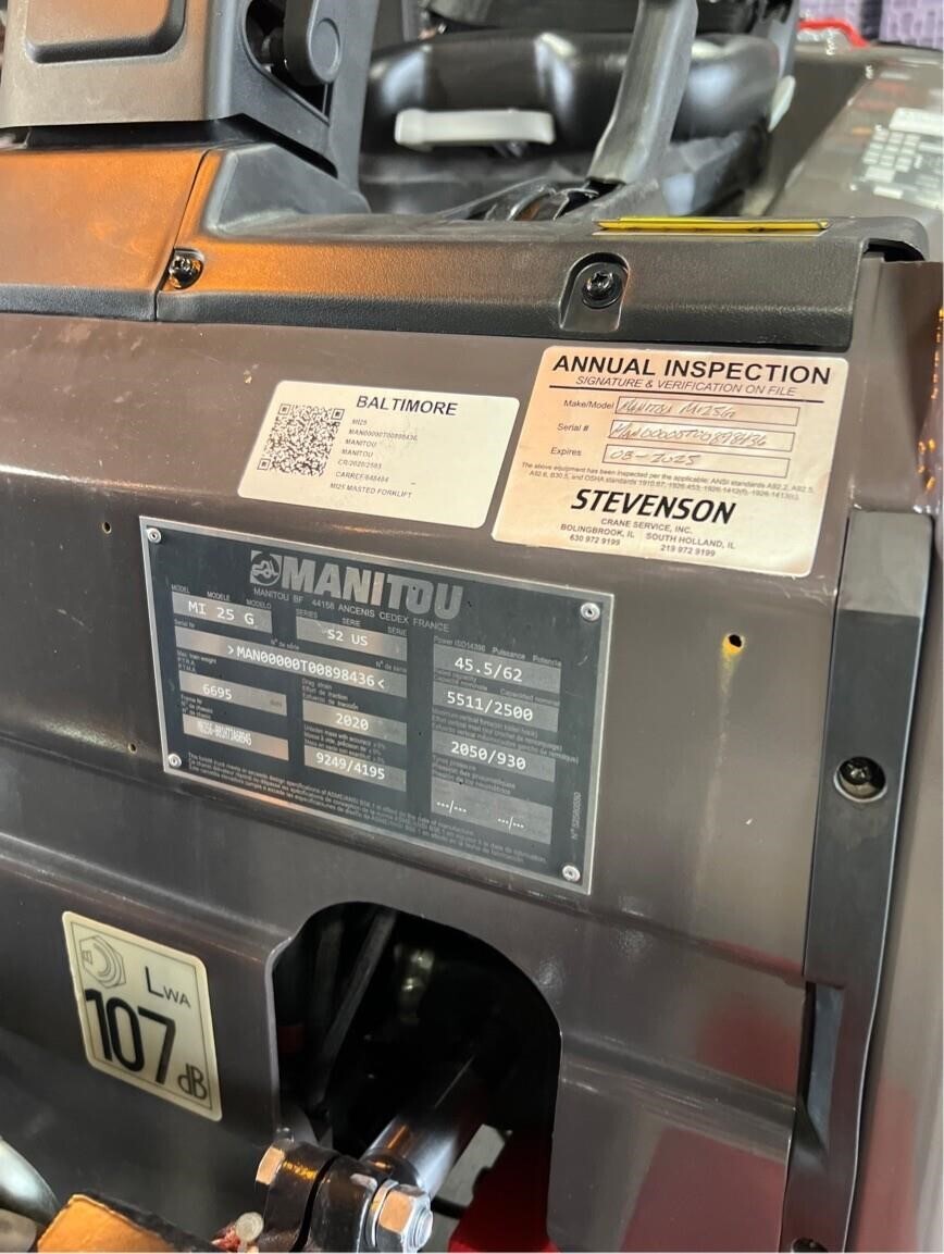2023 Manitou MI25G Forklift