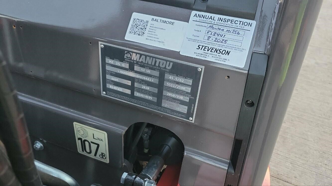 2023 Manitou MI25G Forklift