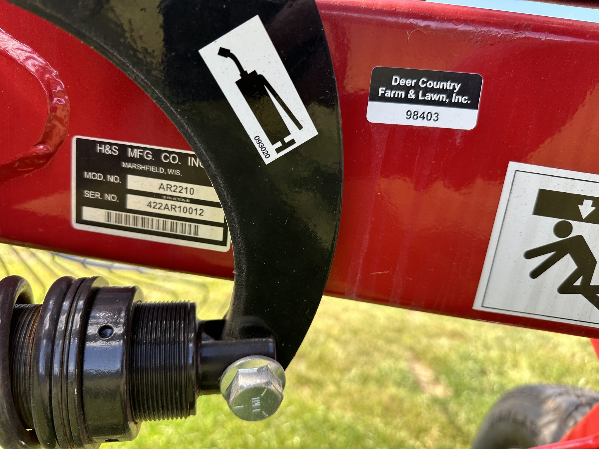 2023 H & S AR2210 Rake