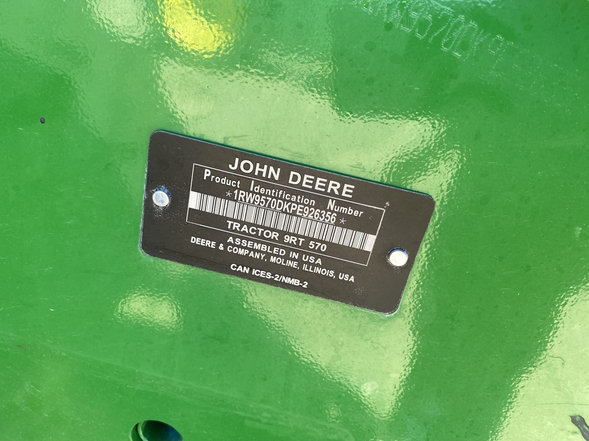 2023 John Deere 9RT 570 Tractor