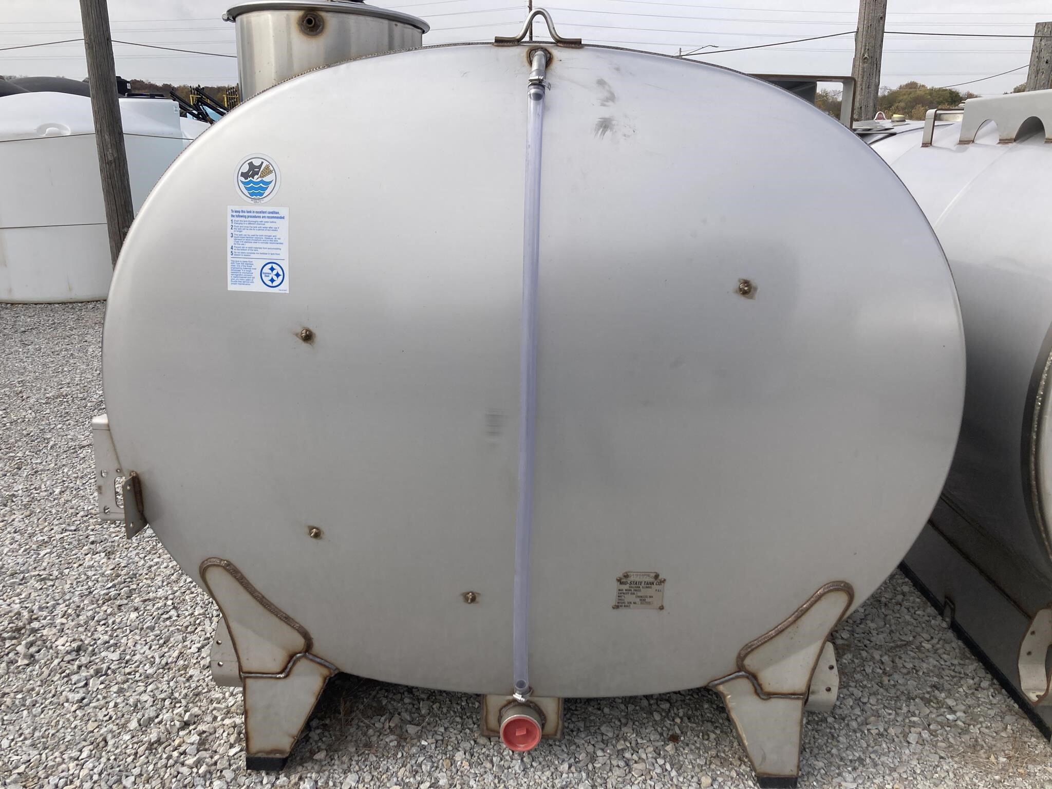 2023 MID-STATE TANK CO 8755 Seed Tender