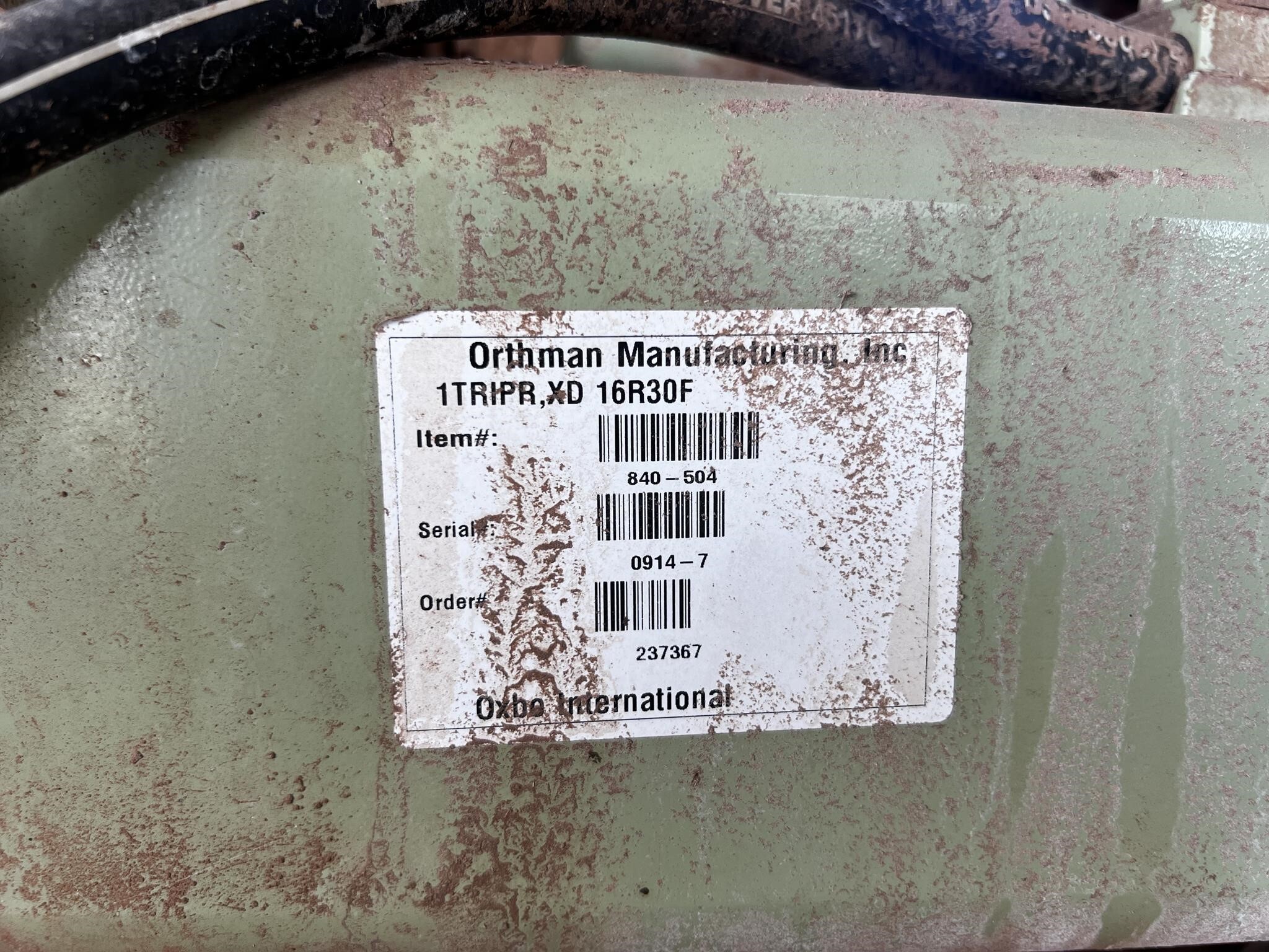 2020 Orthman 1tRIPr XD Strip-Till