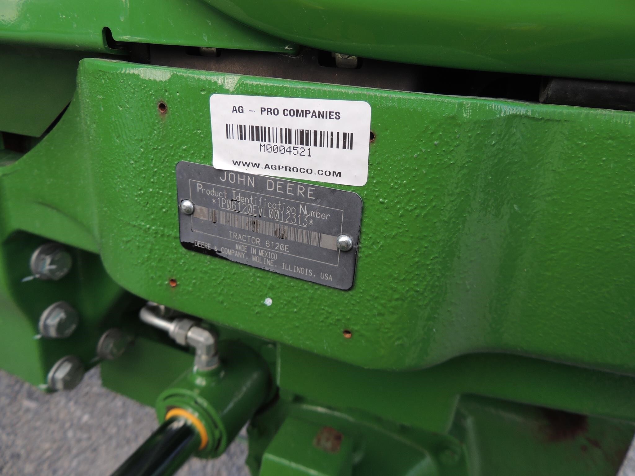 2020 John Deere 6120E Tractor