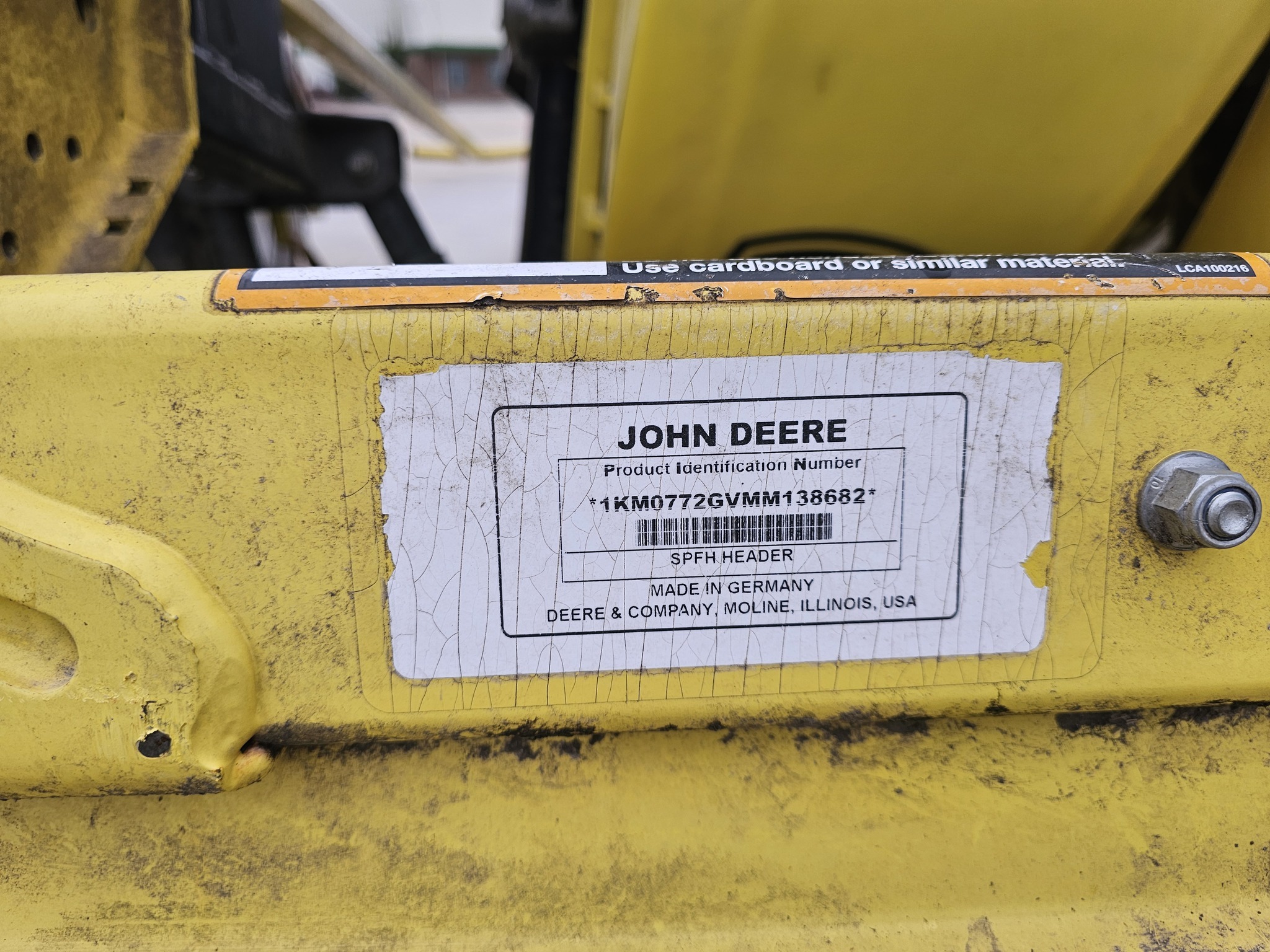 2021 John Deere 772 Corn Head