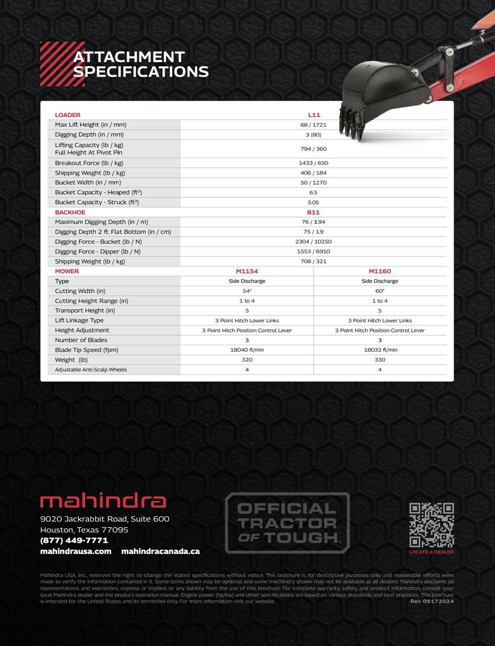  Mahindra 1126HST Tractor