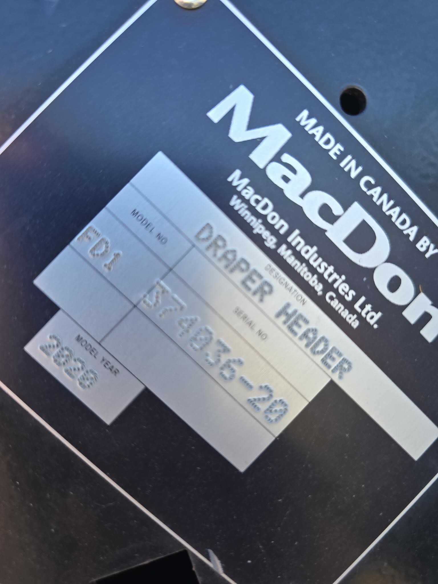 2020 MacDon FD140 Platform