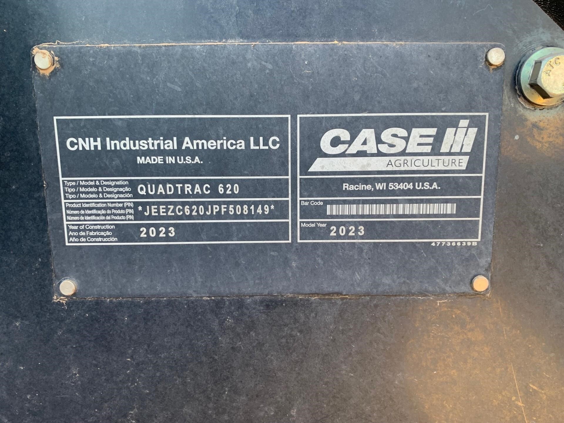 2023 Case IH Steiger 620 Tractor