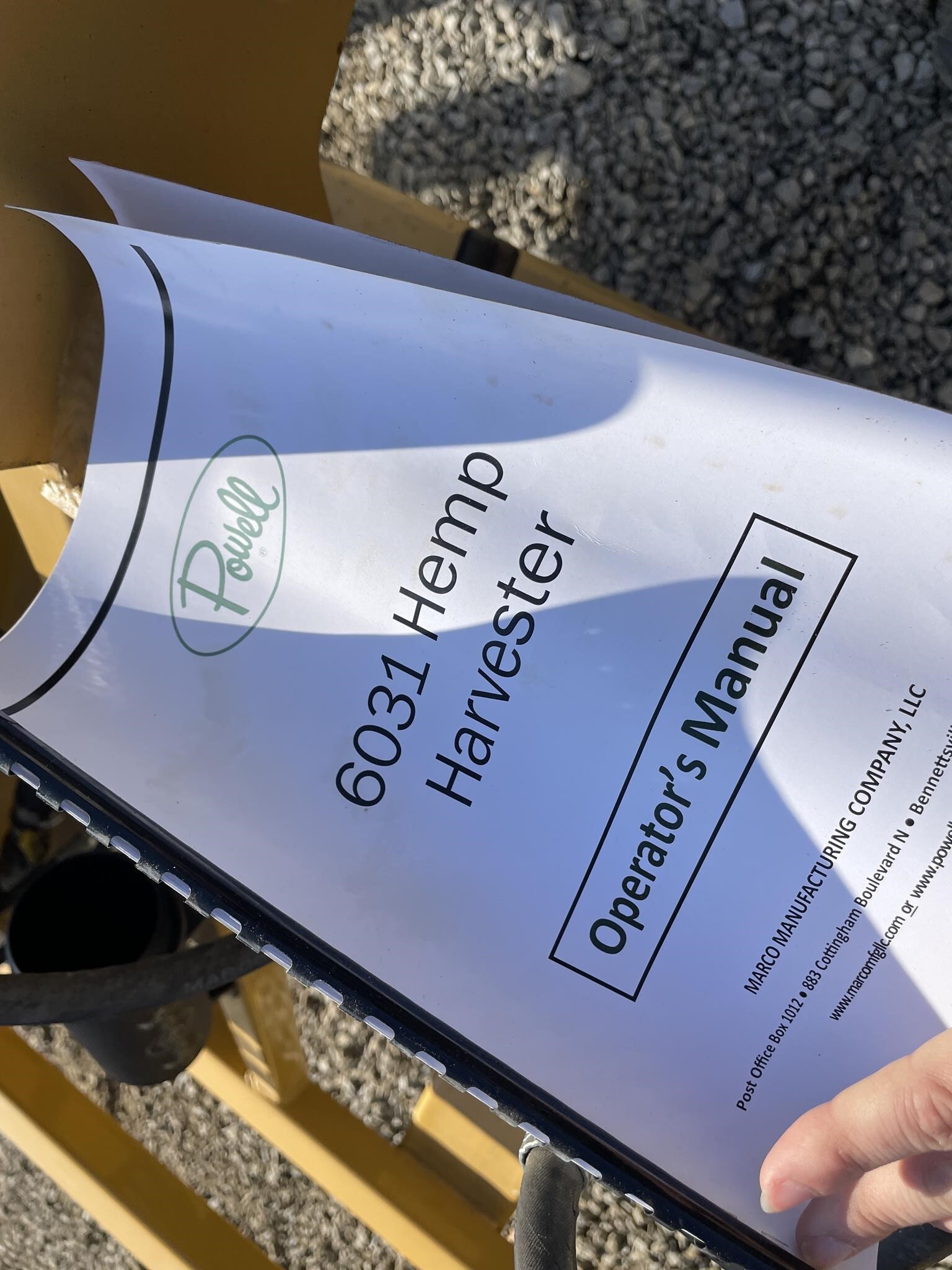 2021 Powell 6031 Tobacco Equipment