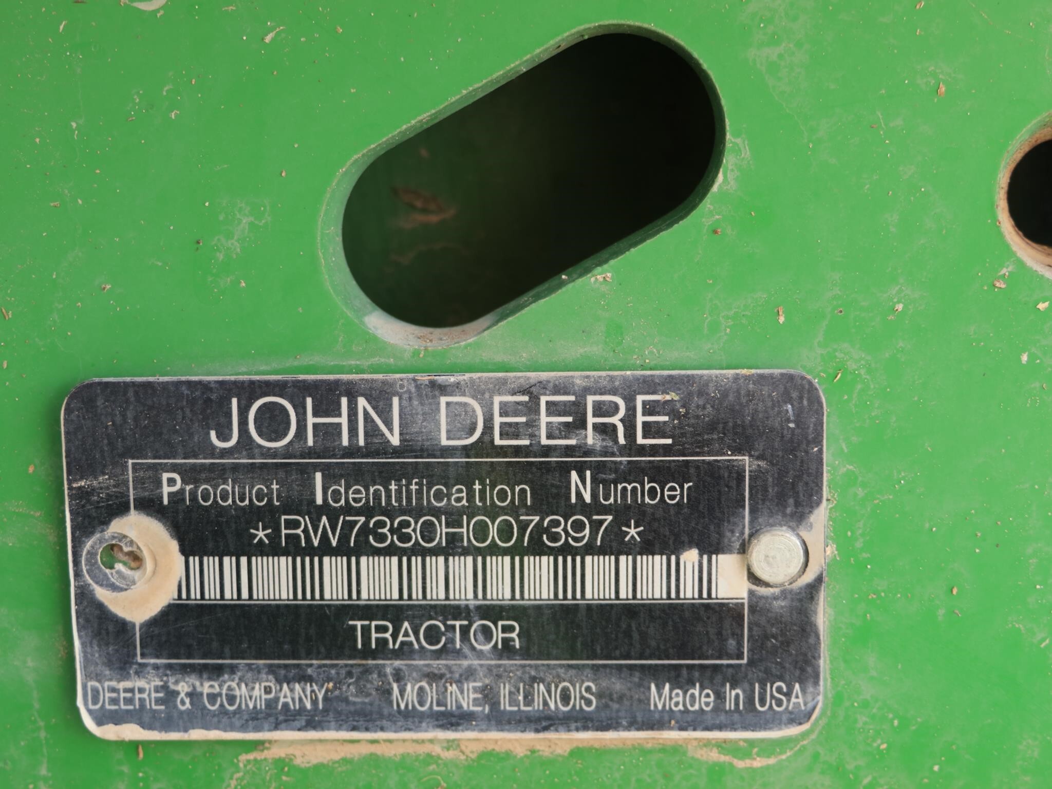 2008 John Deere 7330 Tractor