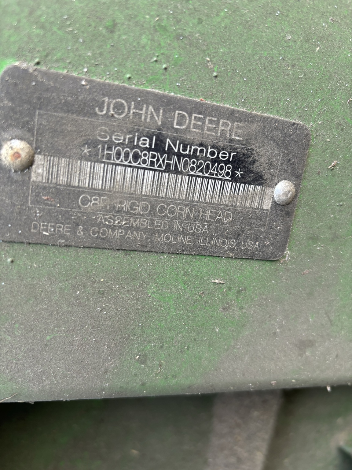 2022 John Deere C8R Corn Head