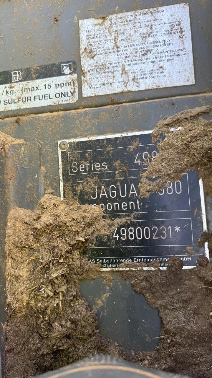 2017 Claas Jaguar 980 Self-Propelled Forage Harvester