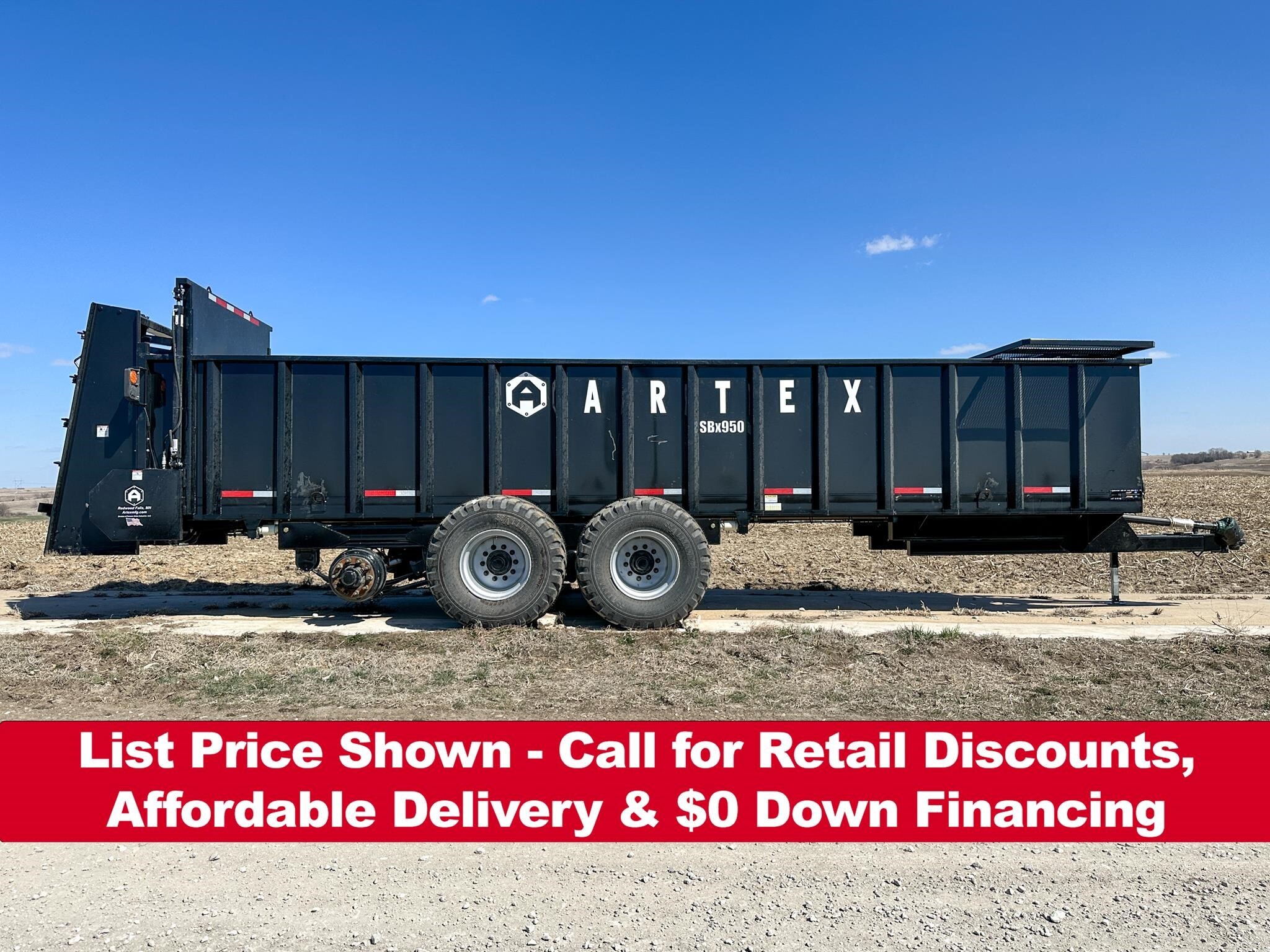 2025 Artex SBX950 Manure Spreader
