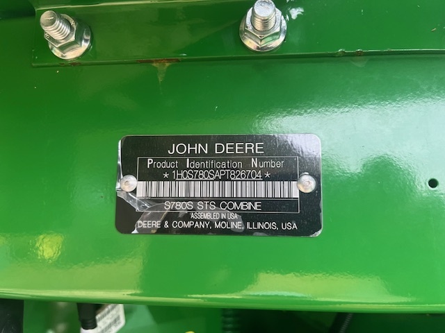 2023 John Deere S780 Combine