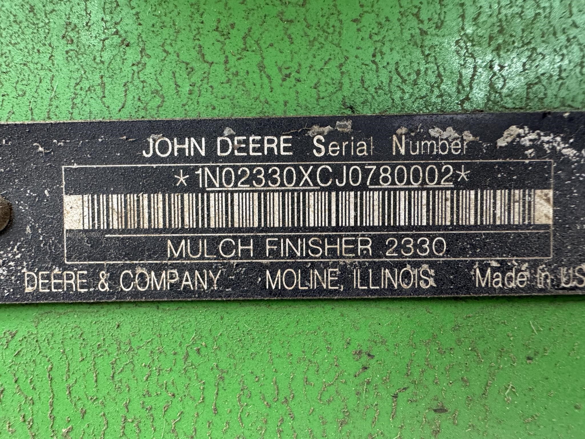  John Deere 2330 Soil Finisher