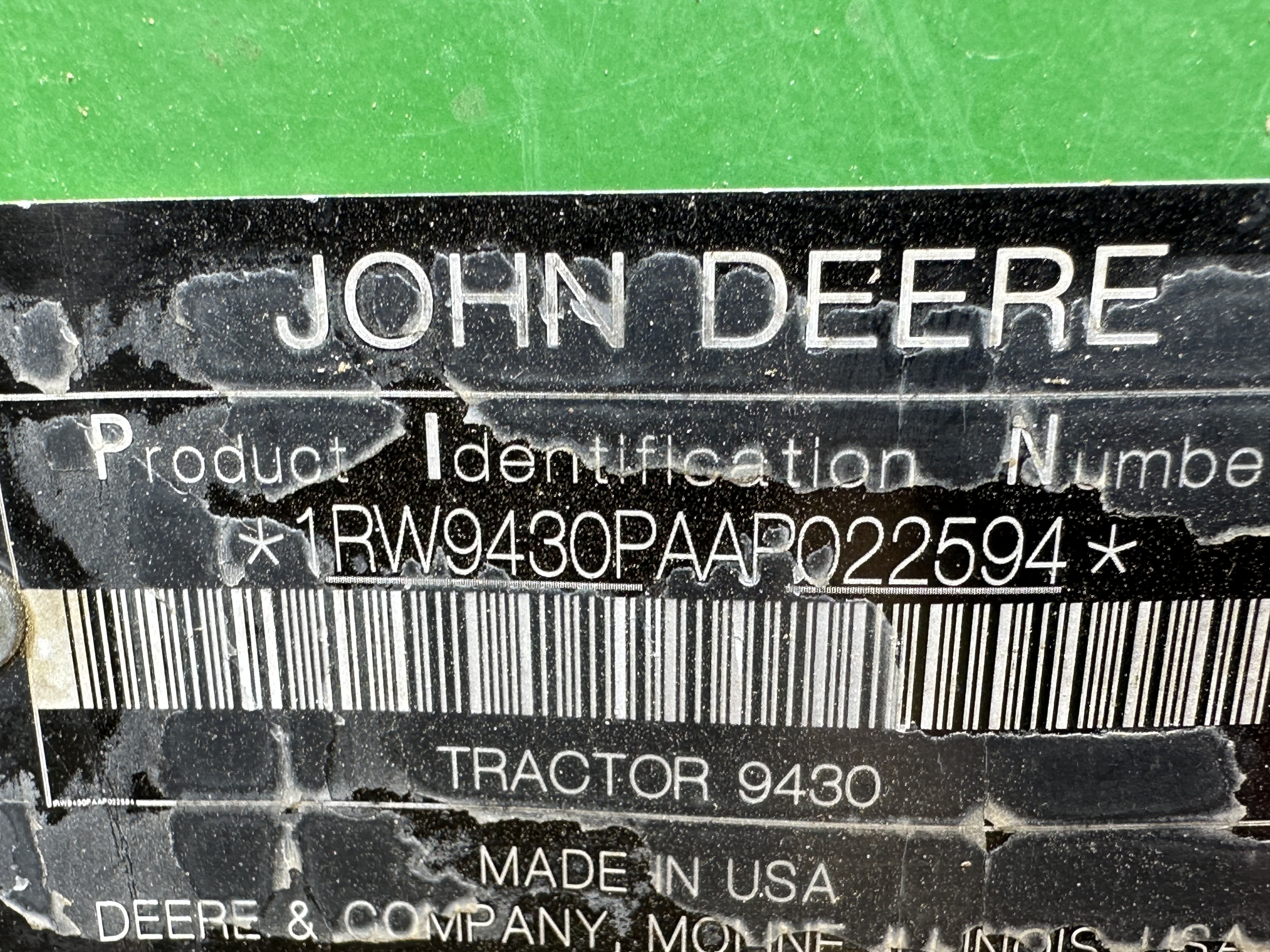 2010 John Deere 9430 Tractor