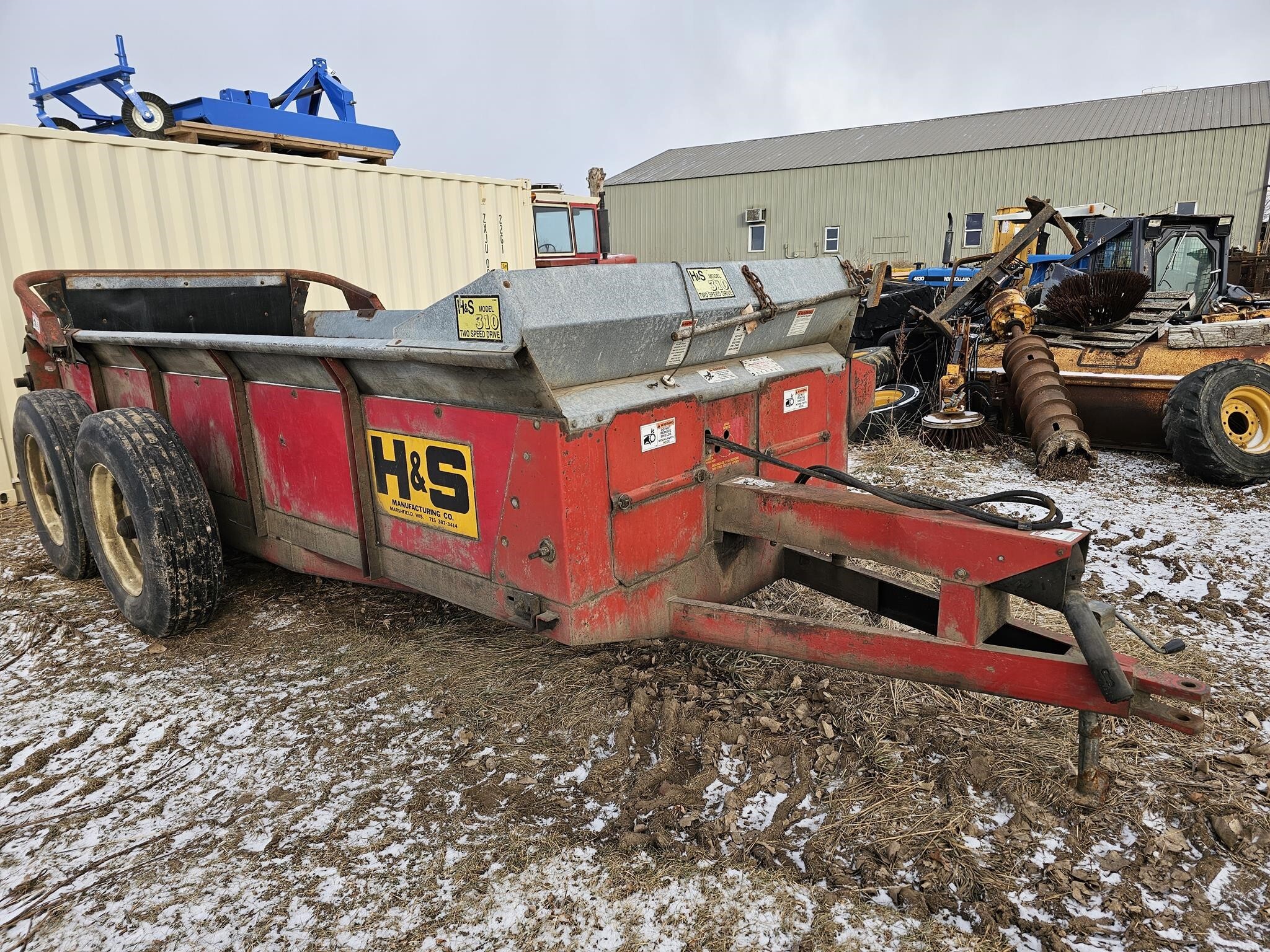2014 H & S 310 Manure Spreader