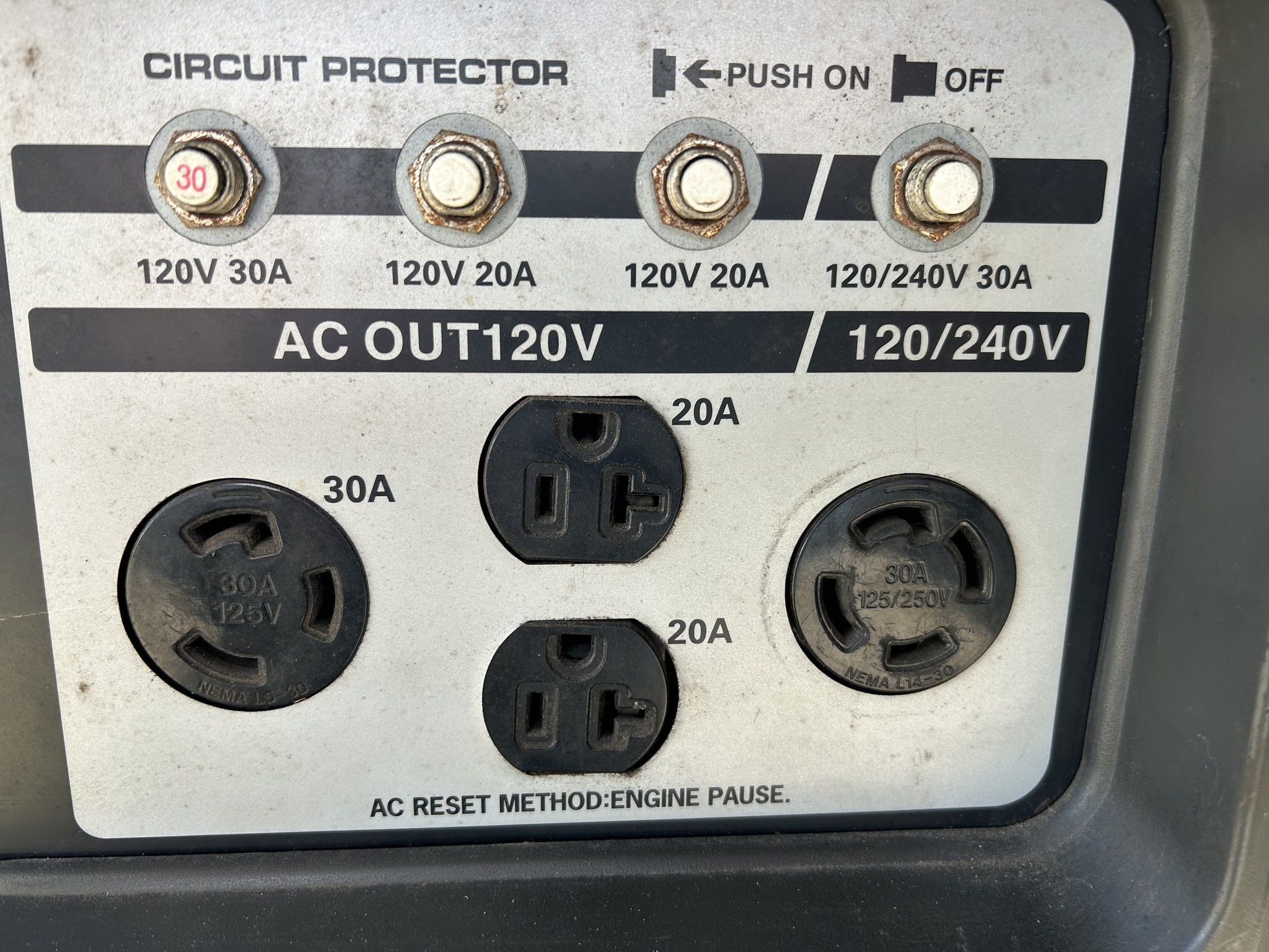 2011 Honda EU6500IS Miscellaneous