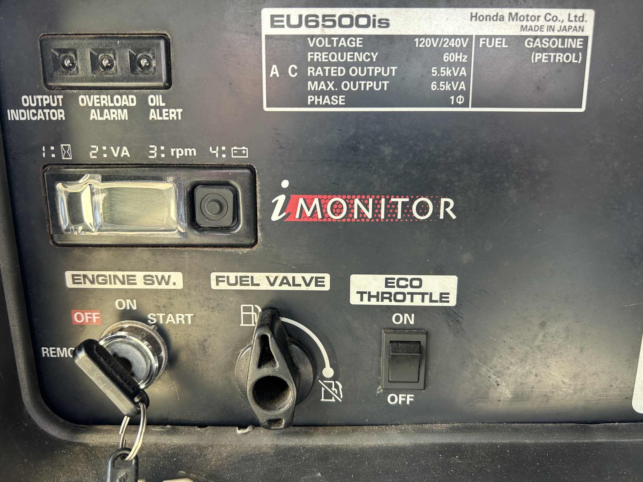 2011 Honda EU6500IS Miscellaneous