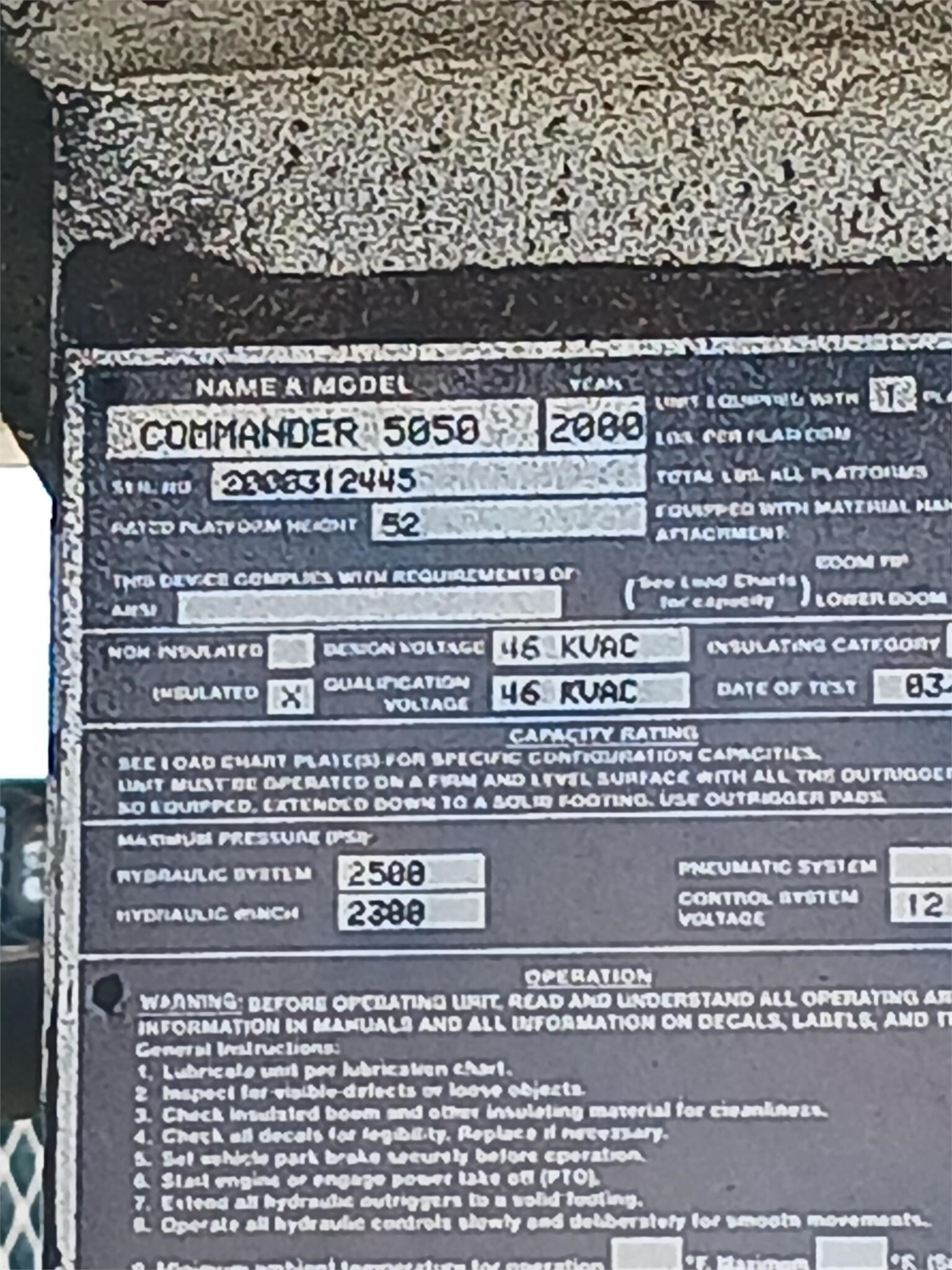 2000 HICO HT15H Crawler