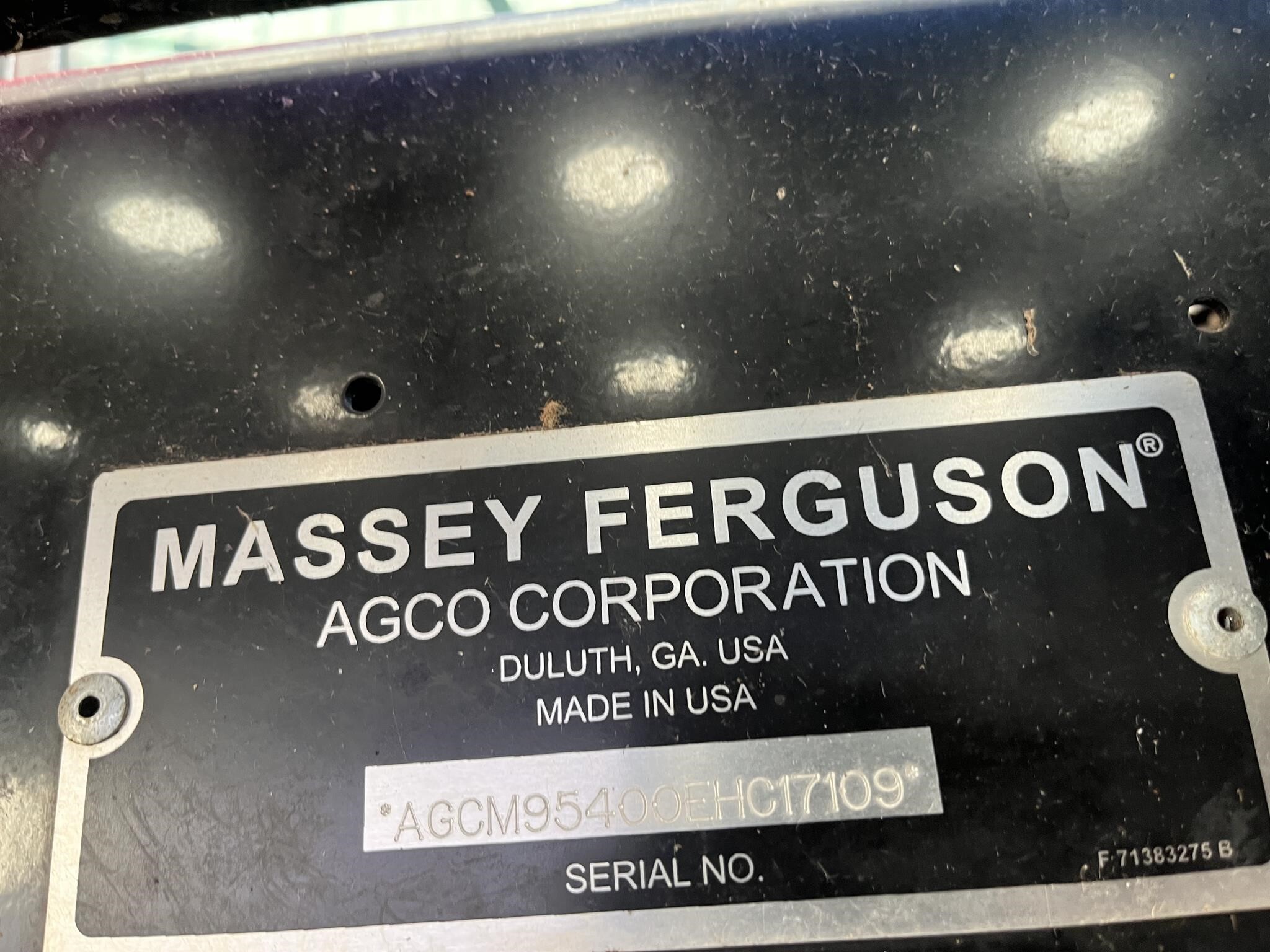 2014 Massey Ferguson 9540 Combine