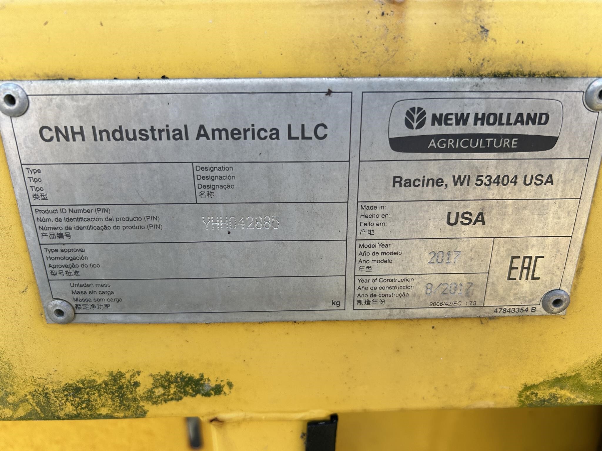 2017 New Holland 840CD Platform