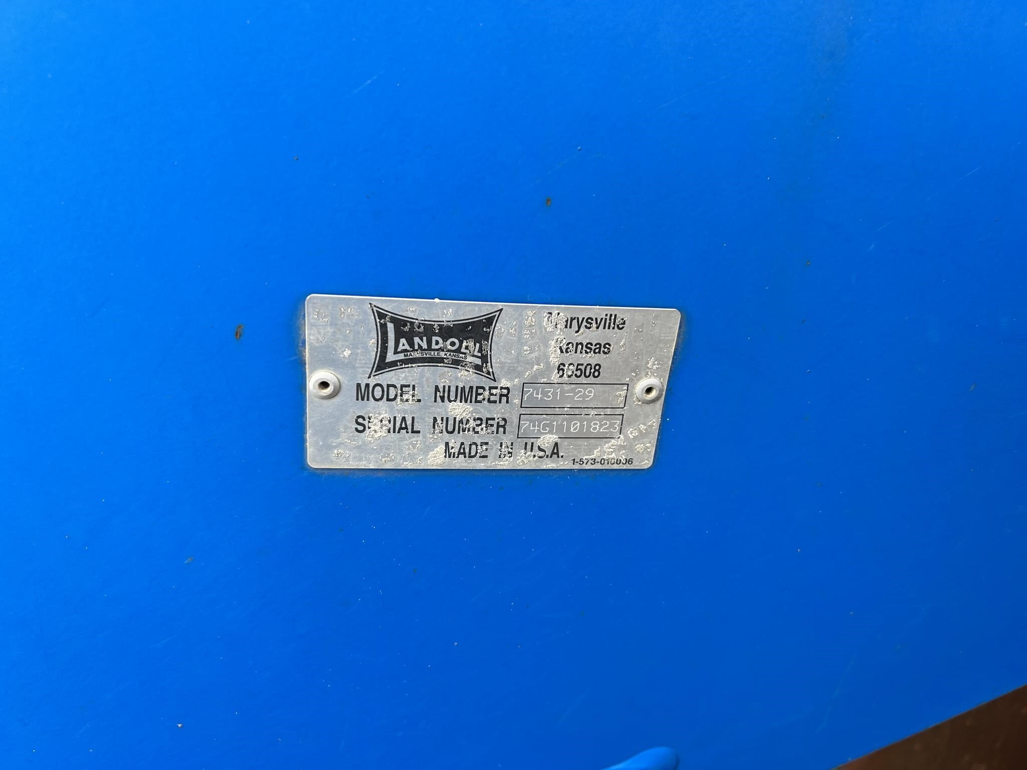 2011 Landoll 7431 VT Plus Vertical Tillage