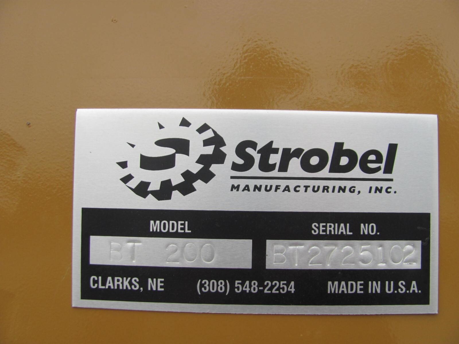  Strobel BT200 Seed Tender