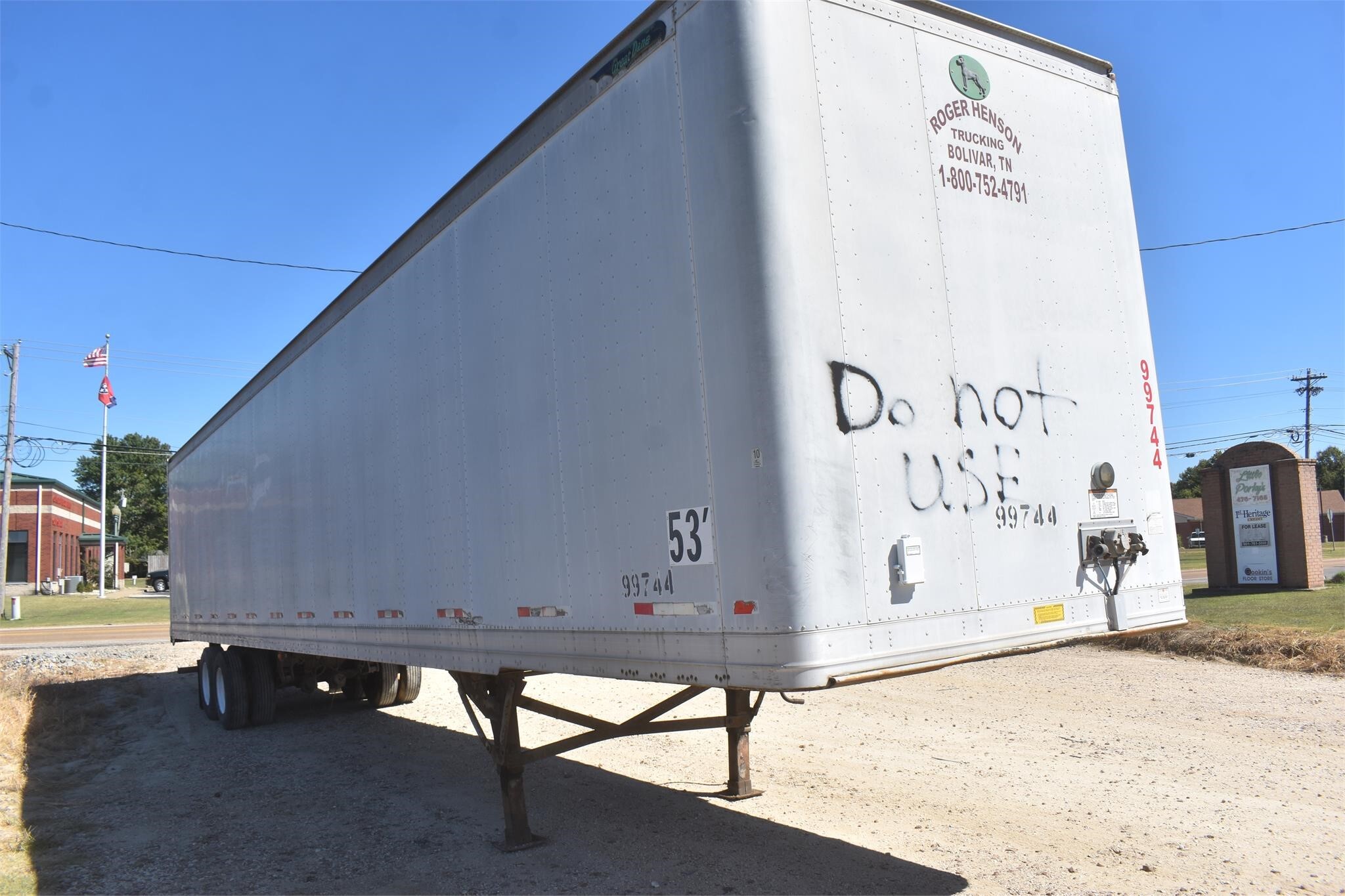1999 Great Dane 53 FT DRY VAN Box Trucks/Trailer