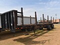 1990 Pitts 40 FT LOG TRAILER Forestry and Mining