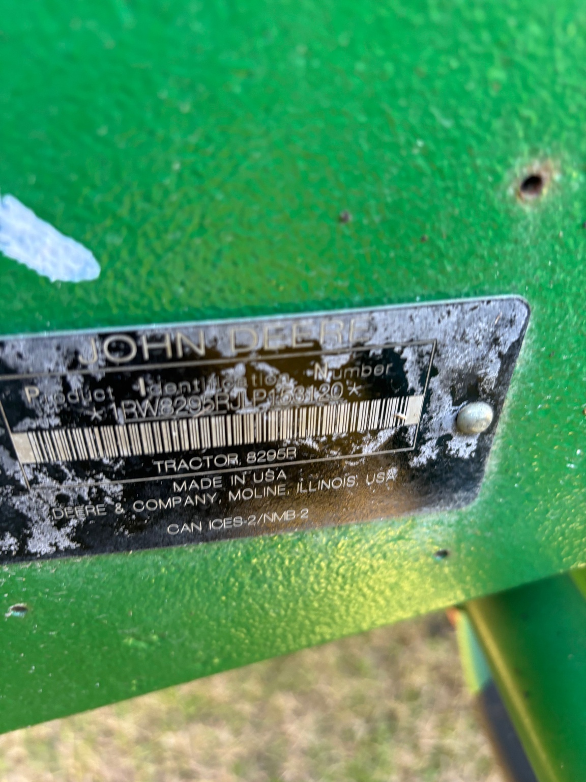 2020 John Deere 8295R Tractor