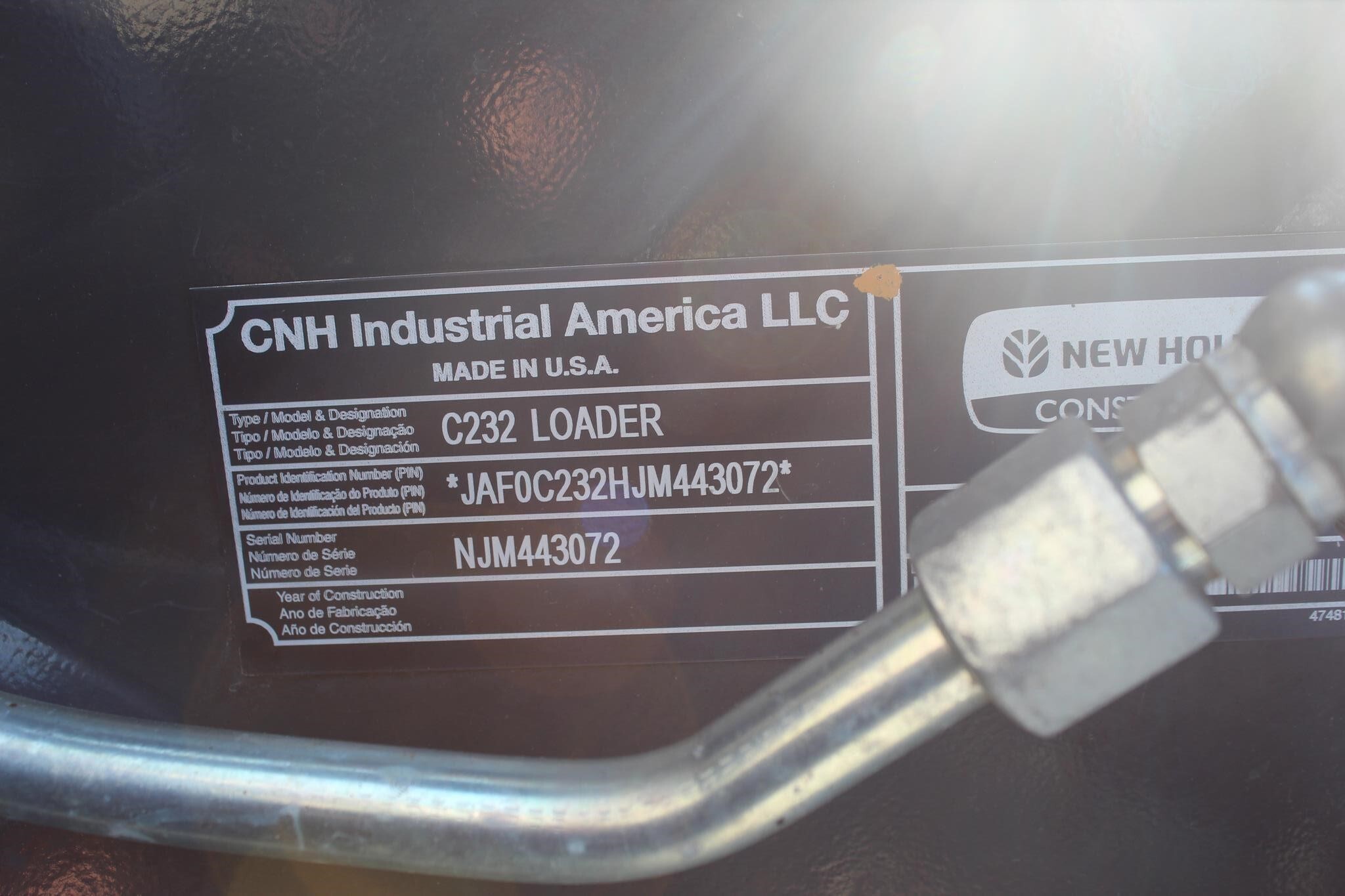 2019 New Holland C232 Skid Steer