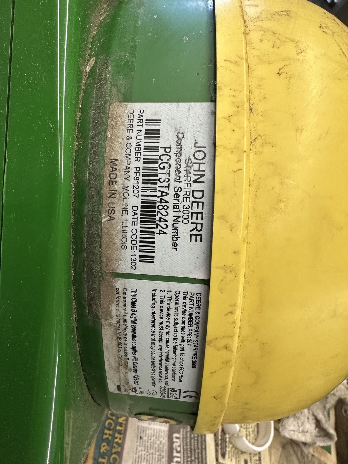  John Deere StarFire 3000 Precision Ag