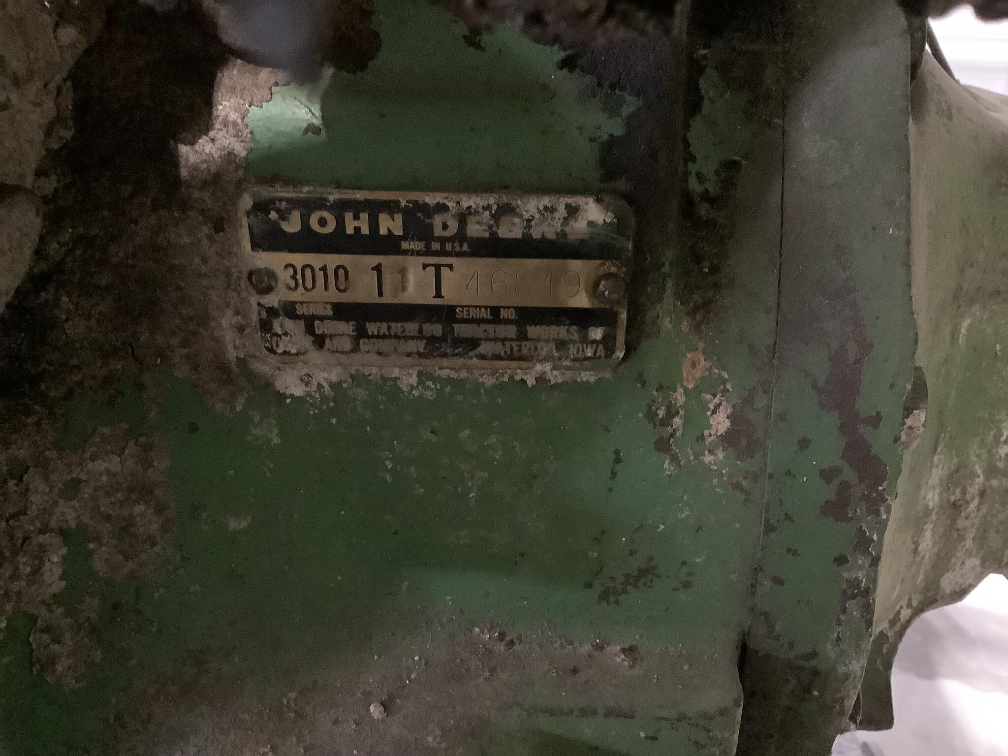 1963 John Deere 3010 Tractor