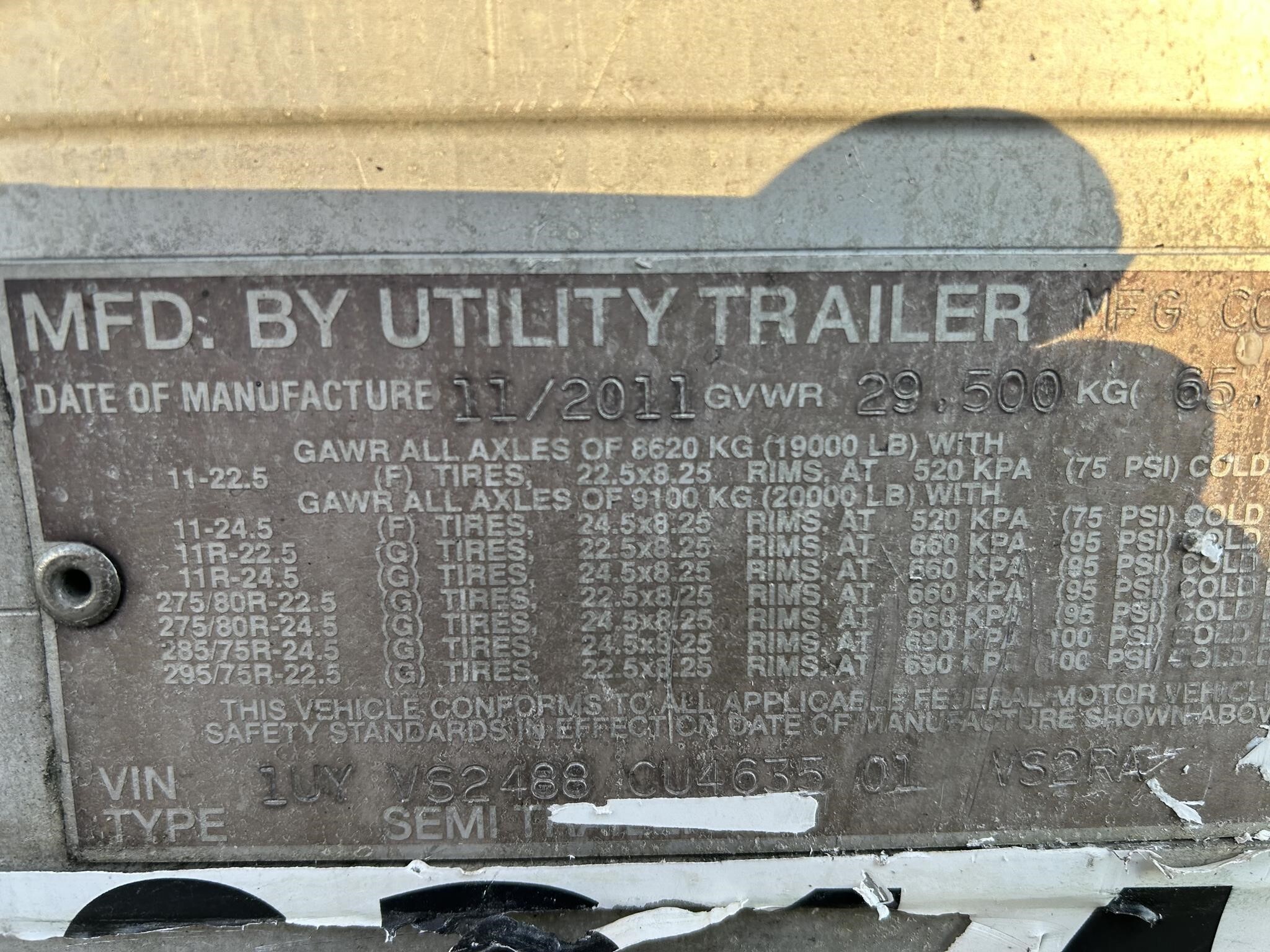 2012 Utility 48 FT REEFER Box Trucks/Trailer