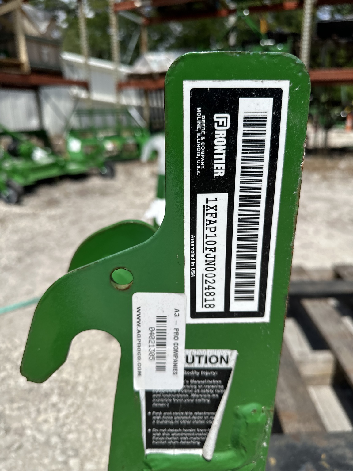 2025 Frontier AP10F Loader and Skid Steer Attachment