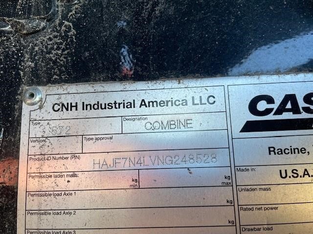 2022 Case IH 7250 Combine