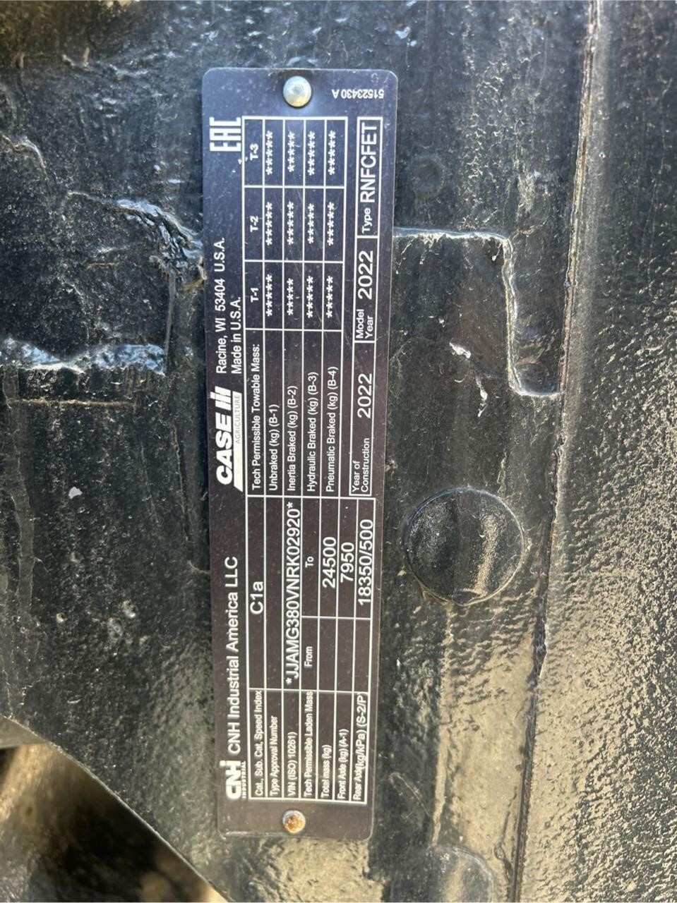 2023 Case IH MAGNUM 380 ROWTRAC CVX Tractor