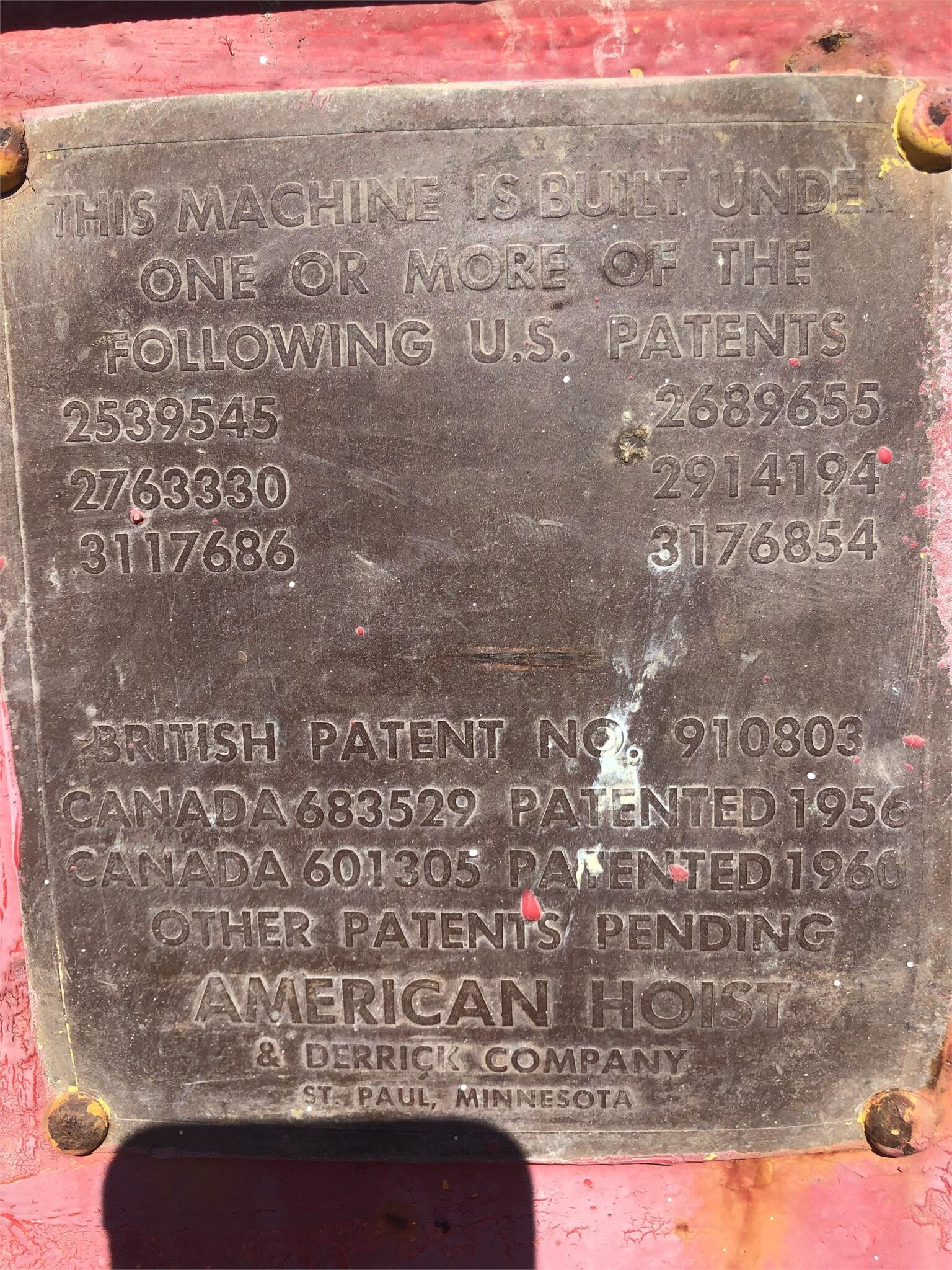 1971 American 5030 Crane