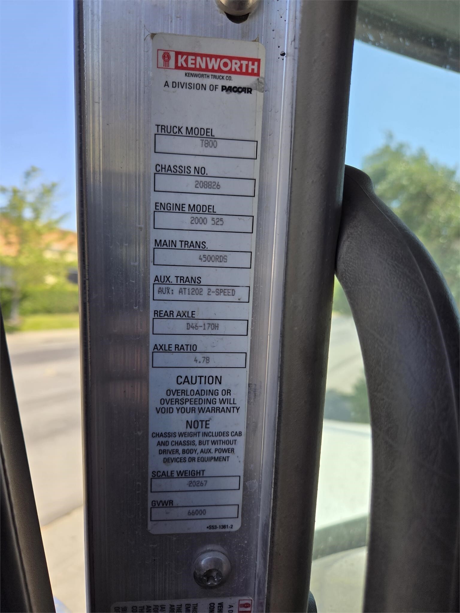 2018 Kenworth T800 Grain Truck