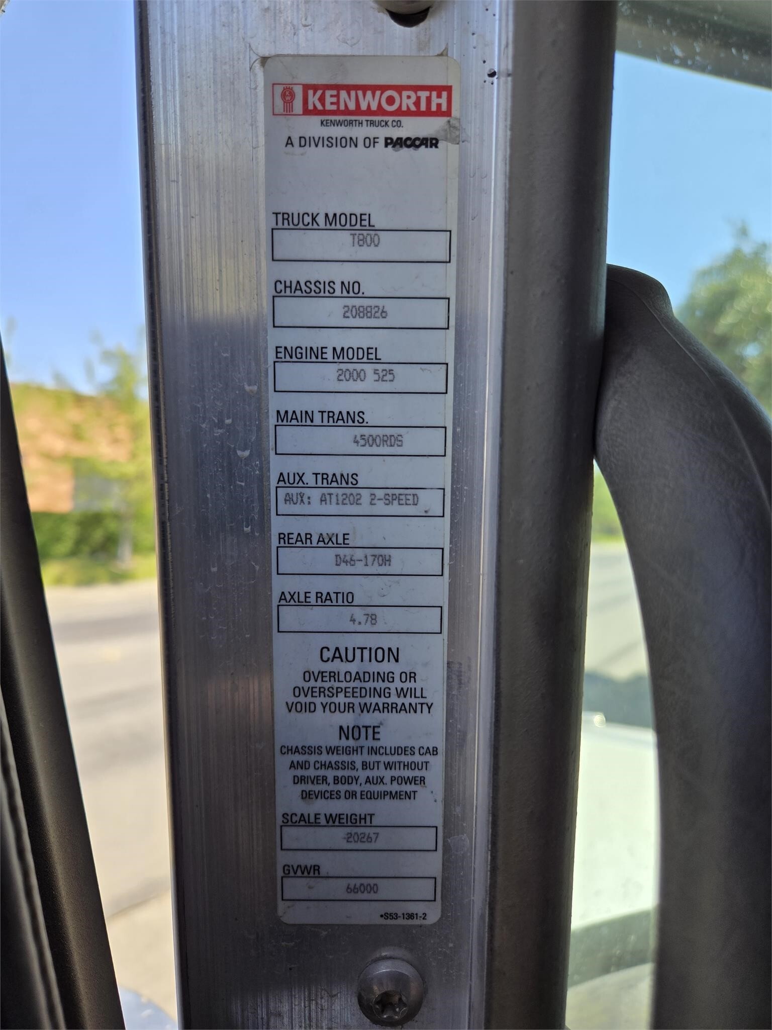 2018 Kenworth T800 Grain Truck