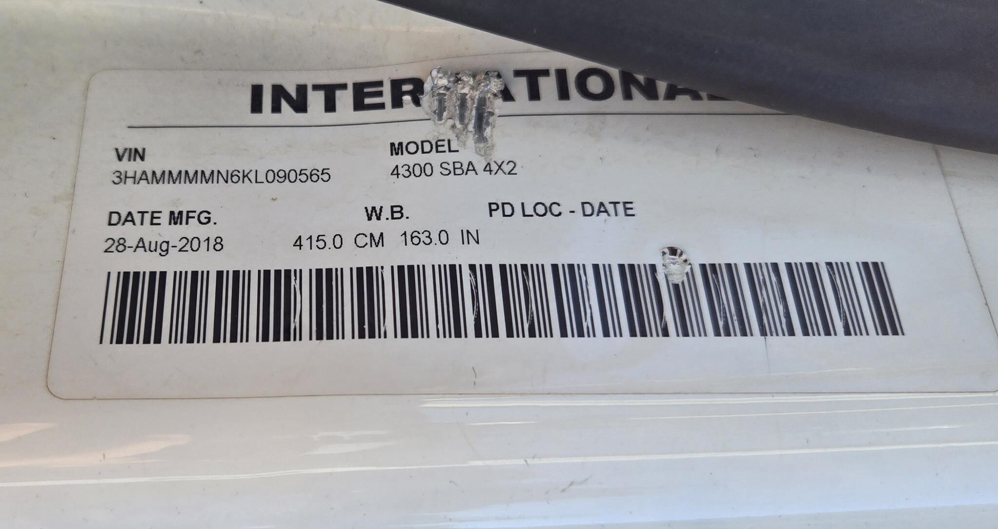 2019 International DURASTAR 4300 Semi Trucks/Trailer